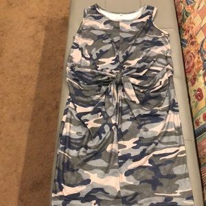 Brand new camo dress